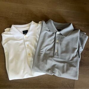 Greg Norman 2‎ Polo Shirts Men’s M Play Dry Long Sleeve Performance Golf Button